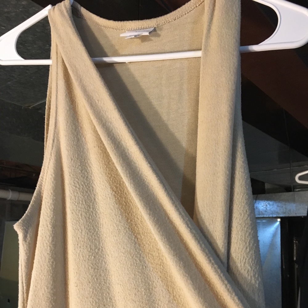 Cream Lularoe sweater joy